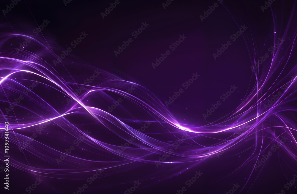 Abstract purple light streams twisting gracefully on a dark background, symbolizing motion and energy. Ideal for creative and modern visuals. Generative AI Abstract purple light streams twisting gracefully on a dark background, symbolizing motion and energy. Ideal for creative and modern visuals. Generative AI