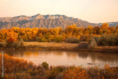 Fall by the Rio Gande