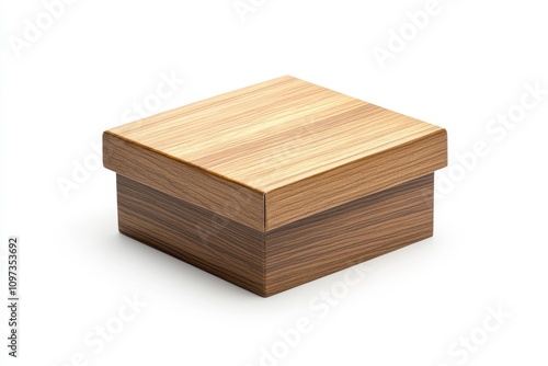 Elegant wooden gift box with smooth finish, perfect for presents