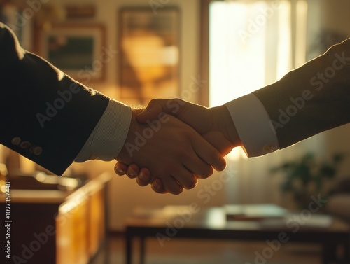 Professional Handshake Agreement photo