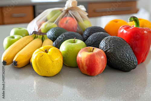 Accelerated Ripening of Fruits Displayed on Countertop photo