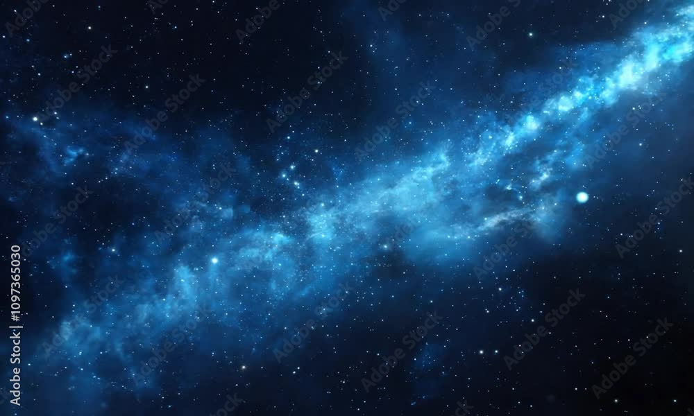 Stunning Deep Space View of the Milky Way Galaxy with Countless Stars and Nebulae in a Dark Blue Night Sky Stunning Deep Space View of the Milky Way Galaxy with Countless Stars and Nebulae in a Dark Blue Night Sky
