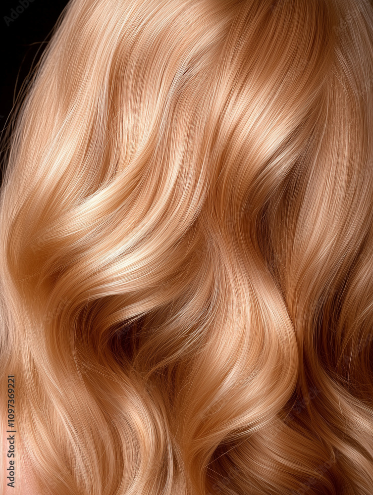 Blonde hair in motion, soft curls and natural shine, dynamic and stylish beauty shot Blonde hair in motion, soft curls and natural shine, dynamic and stylish beauty shot