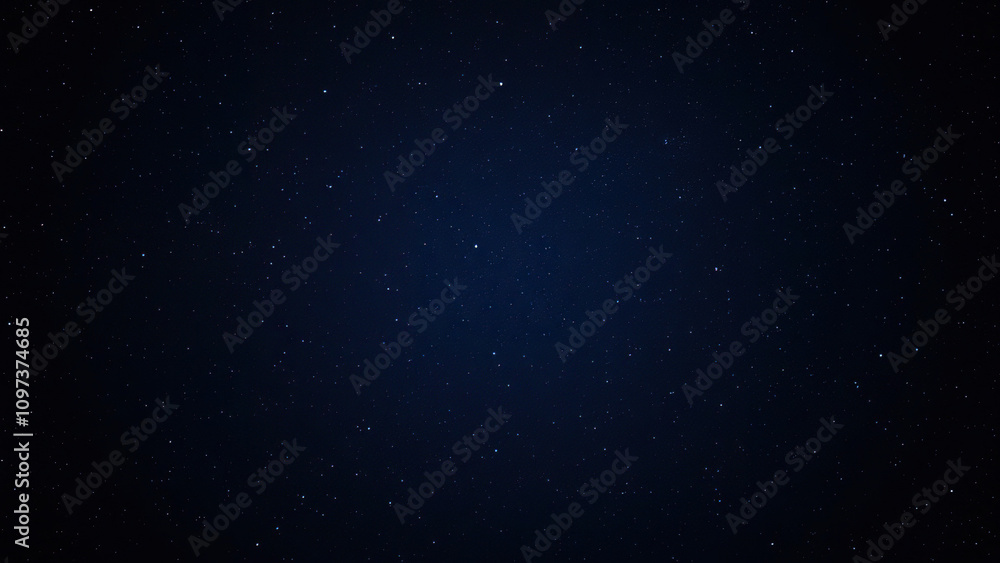 Dark blue night sky with sparkling stars and subtle texture for added realism, milky way, galaxy landscape, blackness Dark blue night sky with sparkling stars and subtle texture for added realism, milky way, galaxy landscape, blackness
