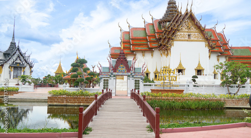 Photography Siam Ancient City in Bangkok is a vast open-air museum showcasing Thailand's historical landmarks and cultural heritage through replicas of famous temples, palaces, and monuments
