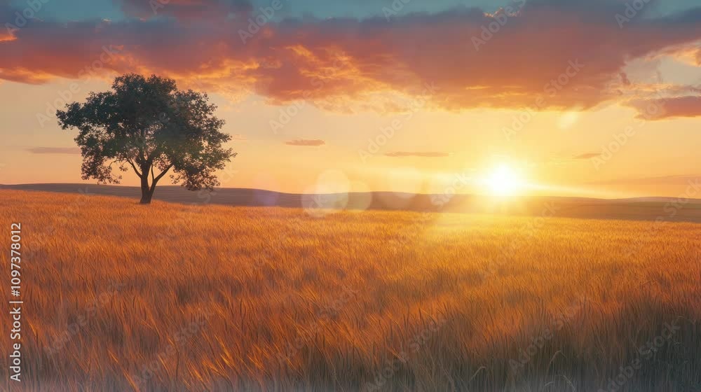 the morning atmosphere is thin and beautiful fog on the wide expanse of grass. seamless looping time-lapse virtual 4k video Animation Background. the morning atmosphere is thin and beautiful fog on the wide expanse of grass. seamless looping time-lapse virtual 4k video Animation Background.