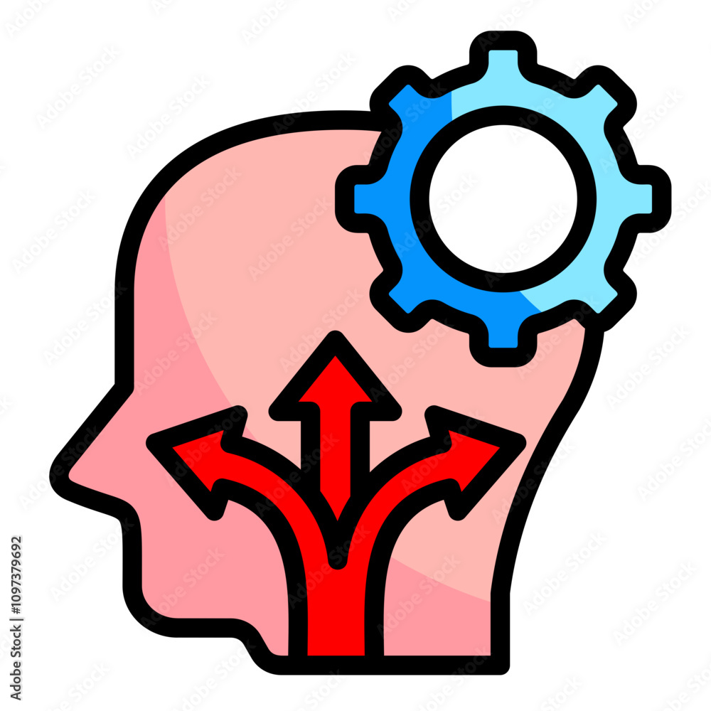 Cognitive Flexibility Icon Cognitive Flexibility Icon