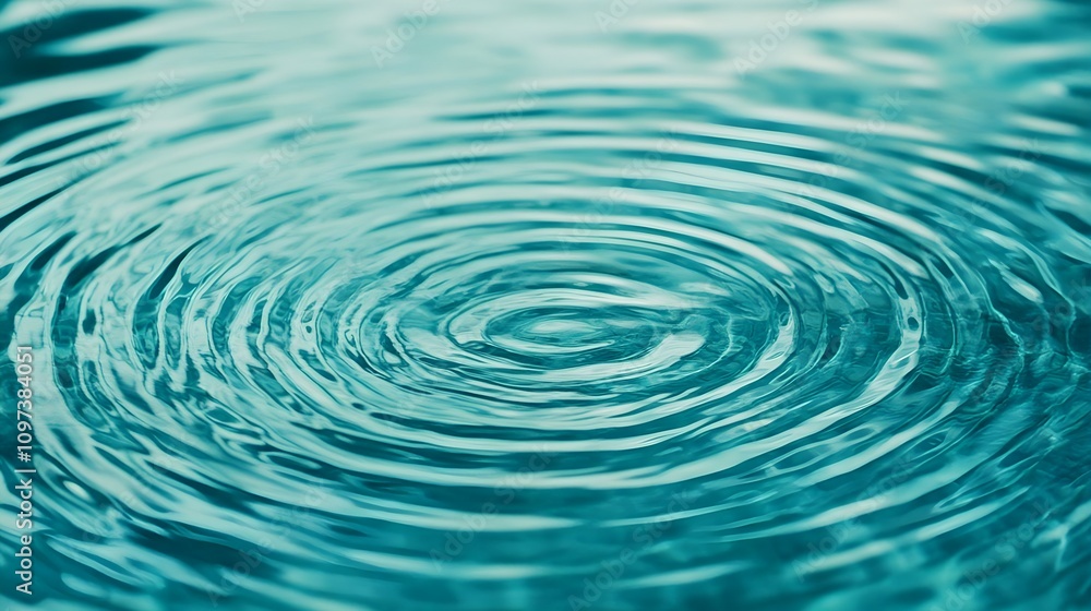 Aqua Ripples Abstract Background