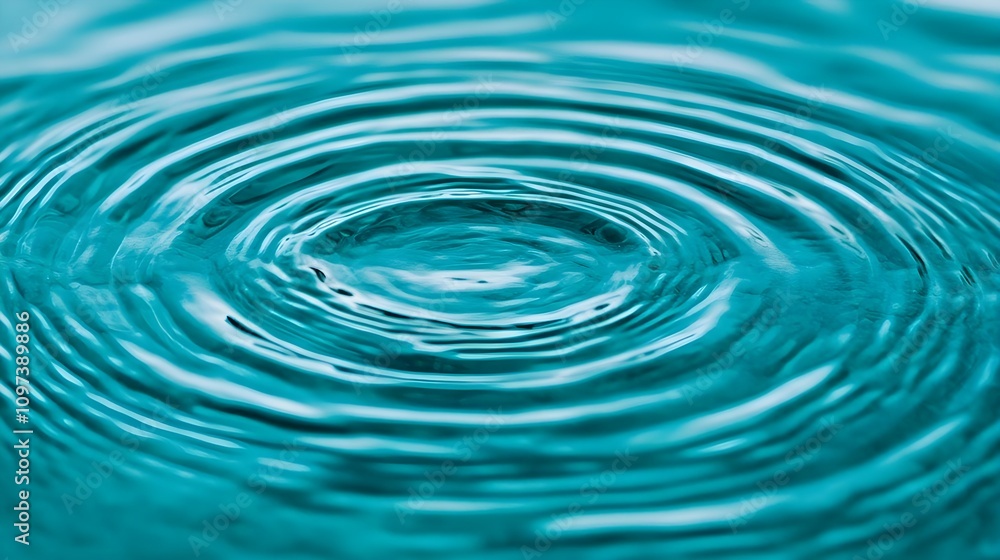 Teal Water Ripples Abstract Teal Water Ripples Abstract