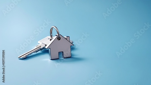 Mortgage, investment, real estate and property concept - close up of house keys.