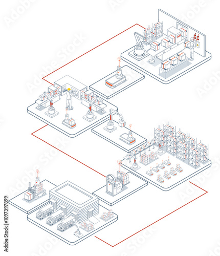 Logistics and Supply Chain Management (SCM) integrates the flow of goods, services, and information from suppliers to customers through procurement, production, warehousing, and distribution.