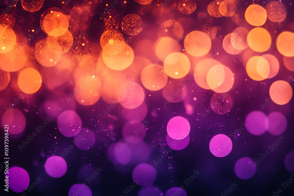 A vibrant, blurred background of colorful bokeh lights in shades of orange, purple, and pink. A vibrant, blurred background of colorful bokeh lights in shades of orange, purple, and pink.
