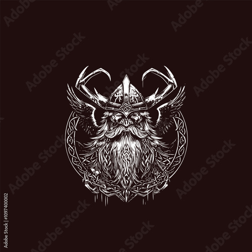 odin logo vector illustration