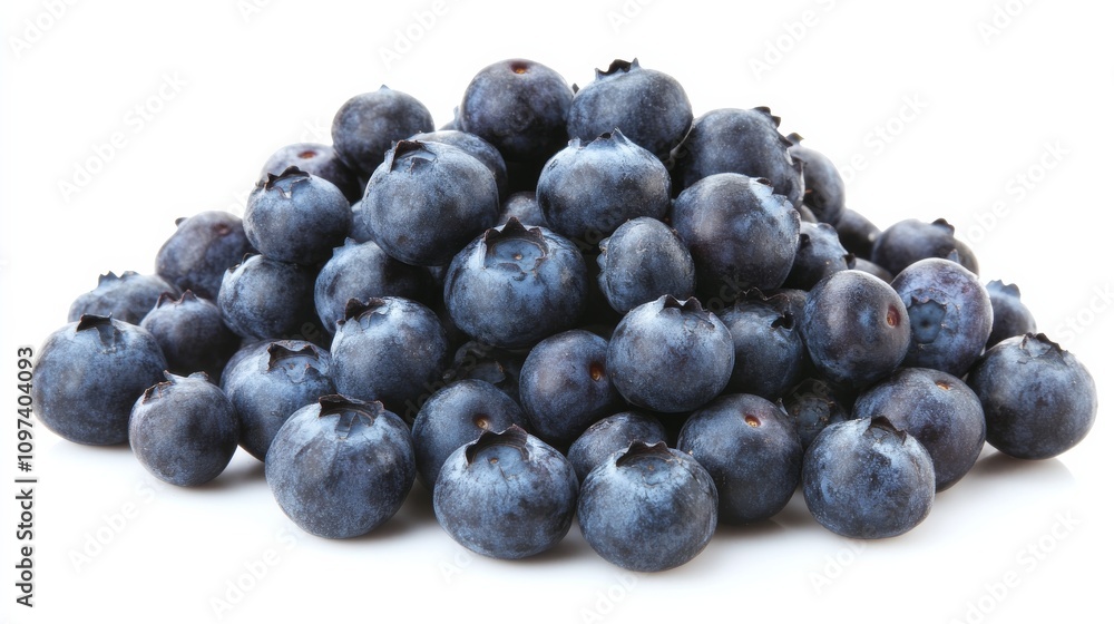 A heaping pile of freshly picked blueberries, their deep blue hues bursting with flavor, Each berry round and plump A heaping pile of freshly picked blueberries, their deep blue hues bursting with flavor, Each berry round and plump