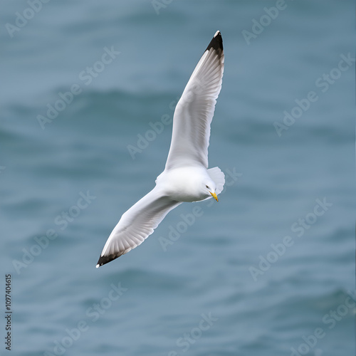 Dunbekmeeuw, Slender-billed Gull, Chroicocephalus genei photo