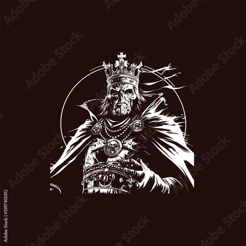 vector illustration of the emperor logo
