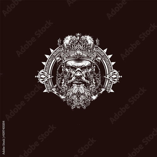 vector illustration of the emperor logo