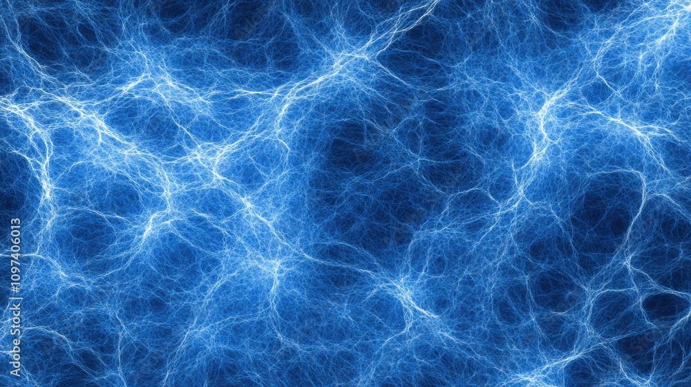 Abstract Blue and White Lightning Network Pattern Abstract Blue and White Lightning Network Pattern