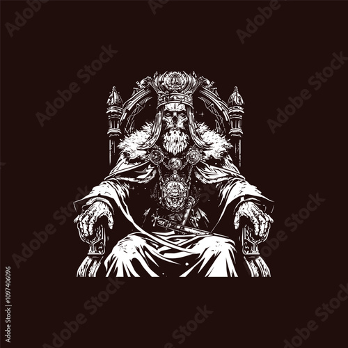 vector illustration of the emperor logo