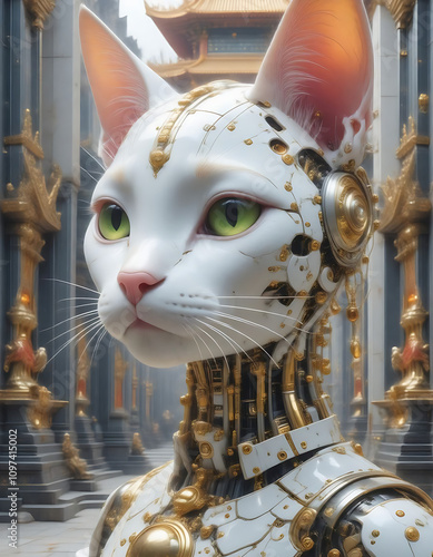 cat with a mask