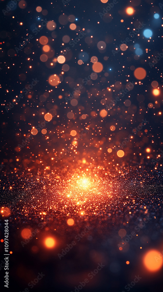 Fototapeta premium Abstract colourful bokeh glitter background