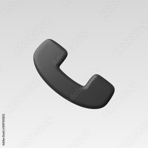 3d Realistic Phone Call vector illustration