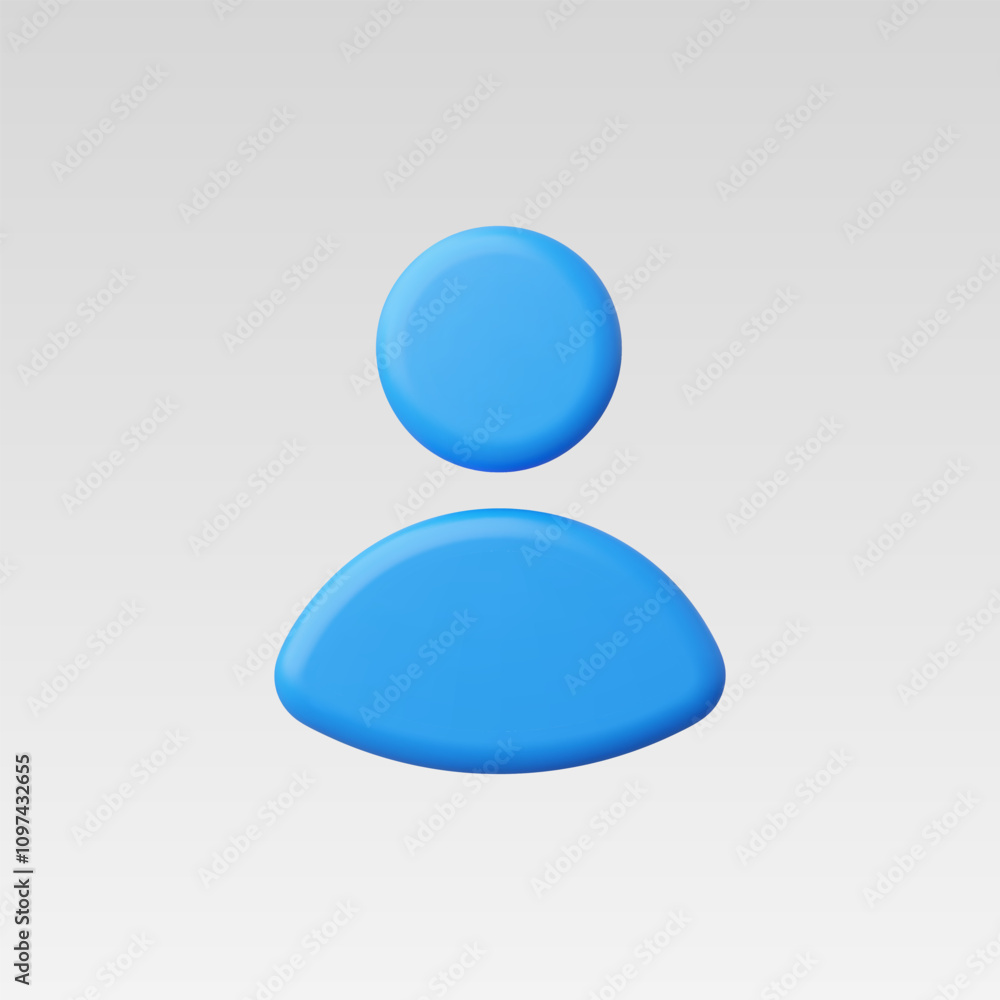 3d Realistic People Icon vector illustration 3d Realistic People Icon vector illustration