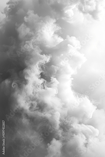 Black and white abstract smoke background