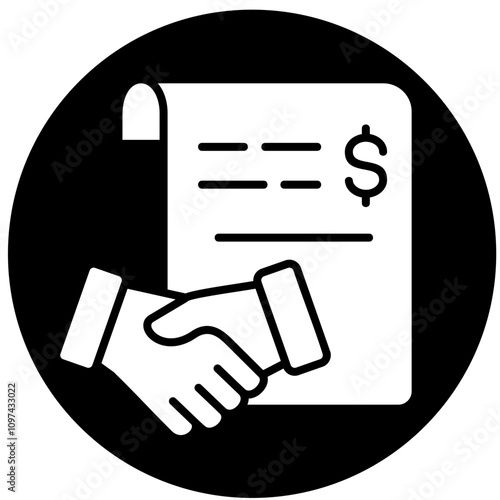 Binding Agreement Icon