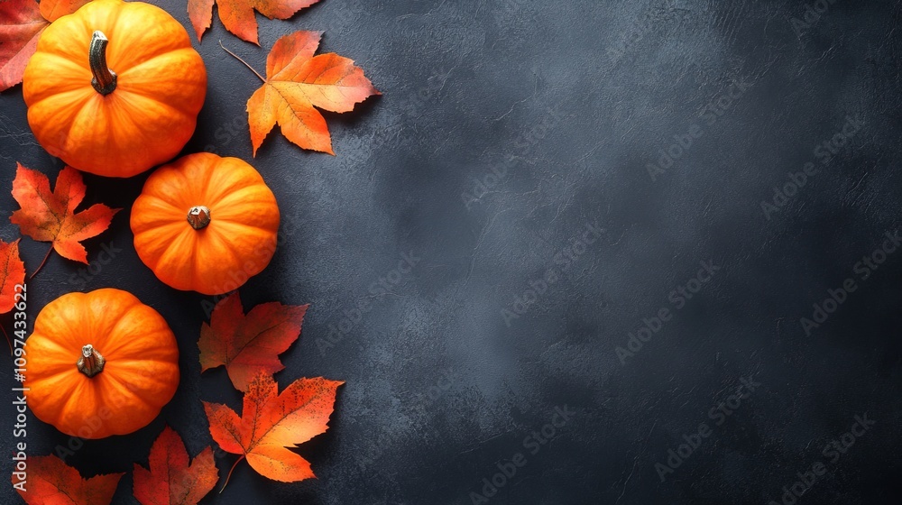 National Pumpkin Day Concept. Copy Space National Pumpkin Day Concept. Copy Space