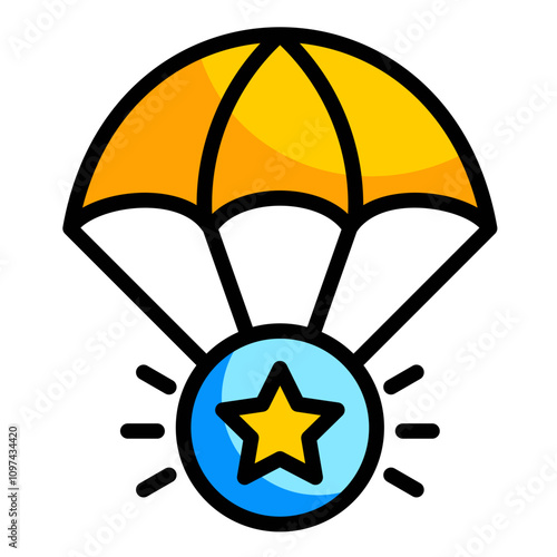 Golden Parachute Icon