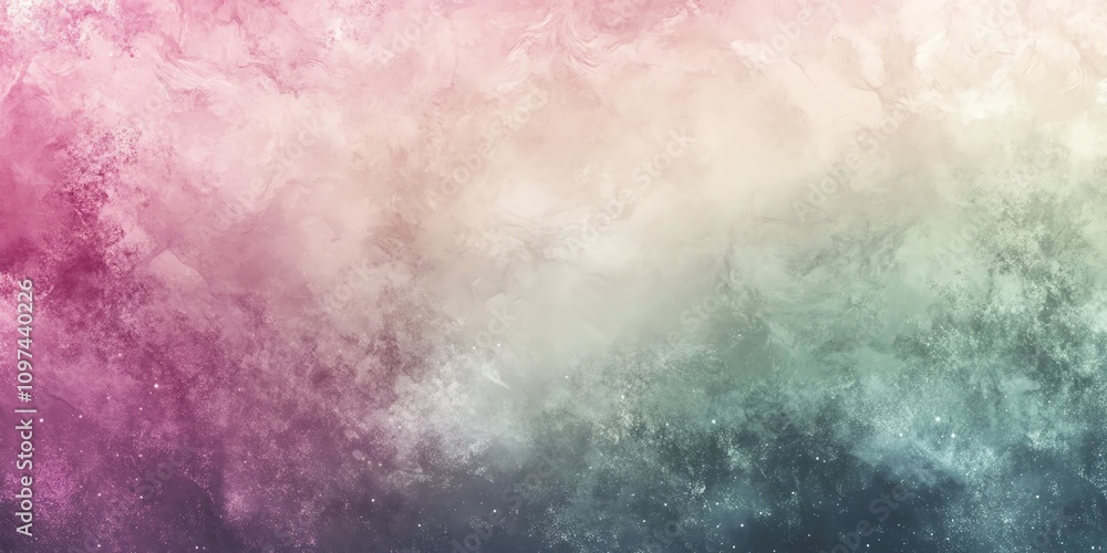 Obraz premium A soft, abstract gradient with pastel colors, evoking a dreamy, ethereal atmosphere.