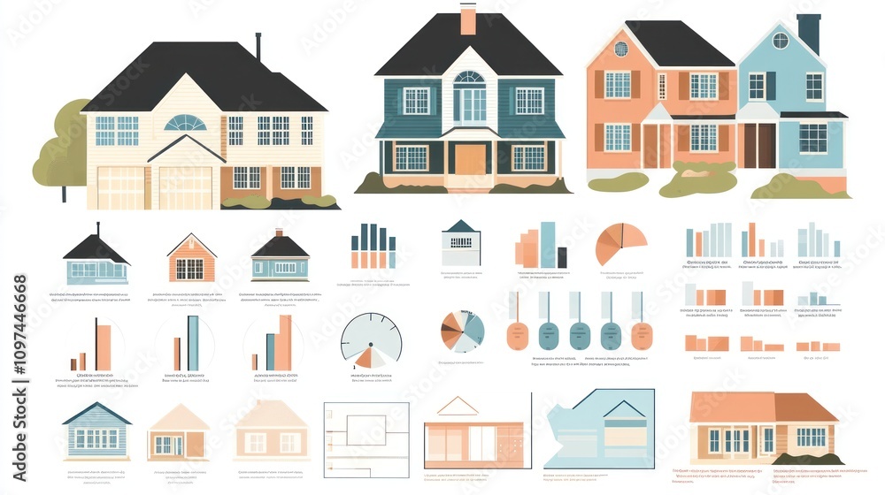 Real Estate Market Analysis: House Designs, Data Visualizations, and Floor Plans Real Estate Market Analysis: House Designs, Data Visualizations, and Floor Plans