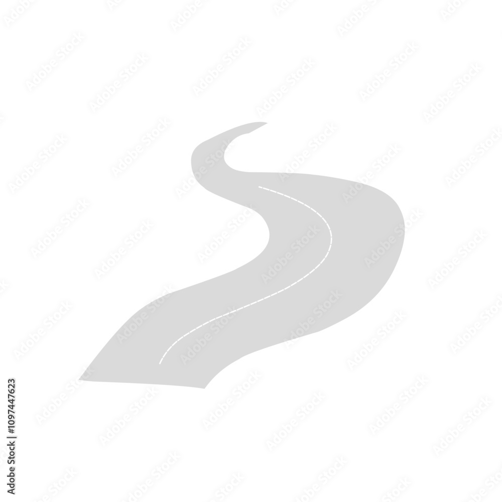 winding road vector winding road vector