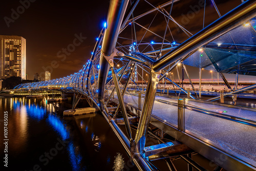 bridge at night