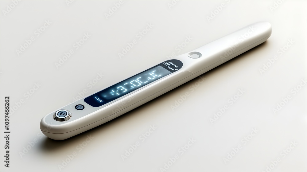 Sleek, Modern Digital Thermometer for Precise and Contactless Temperature Measurement Sleek, Modern Digital Thermometer for Precise and Contactless Temperature Measurement