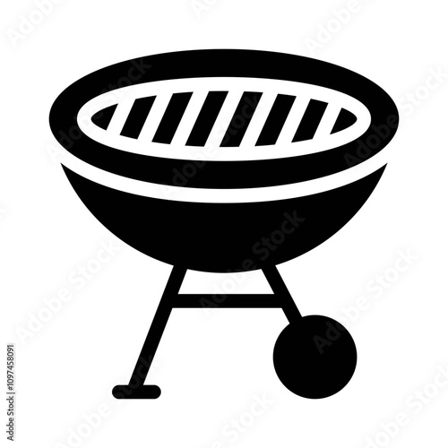 grill glyph icon