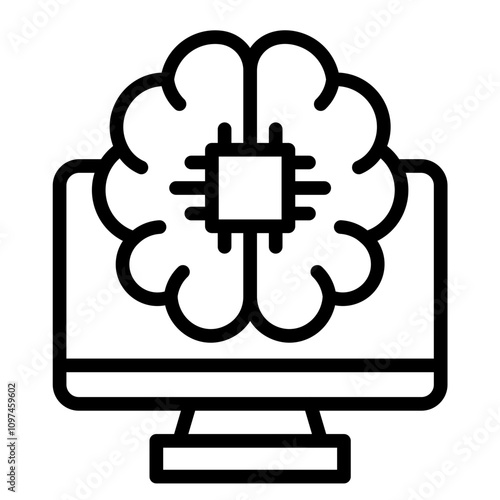 Brain-Computer Icon