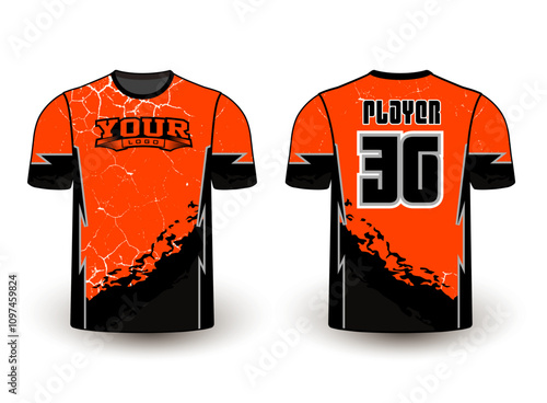 Sports gear template mockup is a perfect fit for all sports. The designs that go on casual wear, shirts, fashion apparel, and all kinds of team uniform