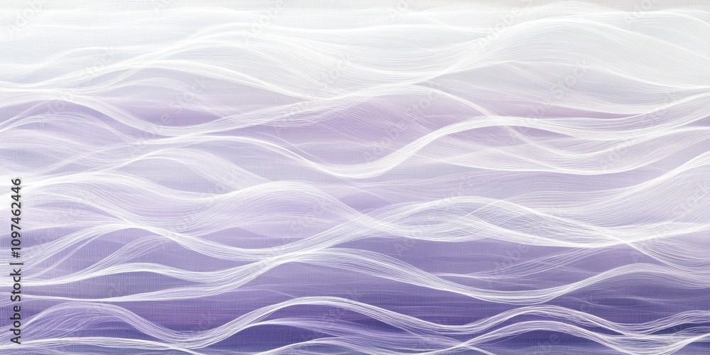 Fototapeta premium vibrations Light lavender A visualization of 