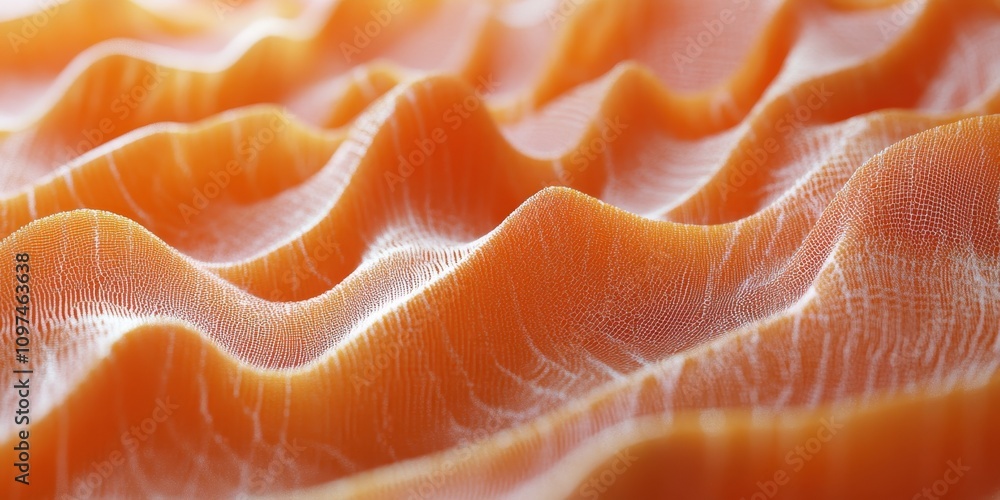 undulations Muted orange A visualization of s undulations Muted orange A visualization of s