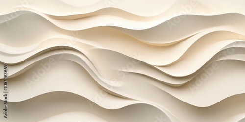 undulations Pale beige A visualization of sou