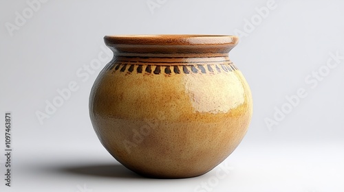 Wallpaper Mural Handcrafted Ceramic Pot: Rustic Pottery Design for Home Decor Torontodigital.ca