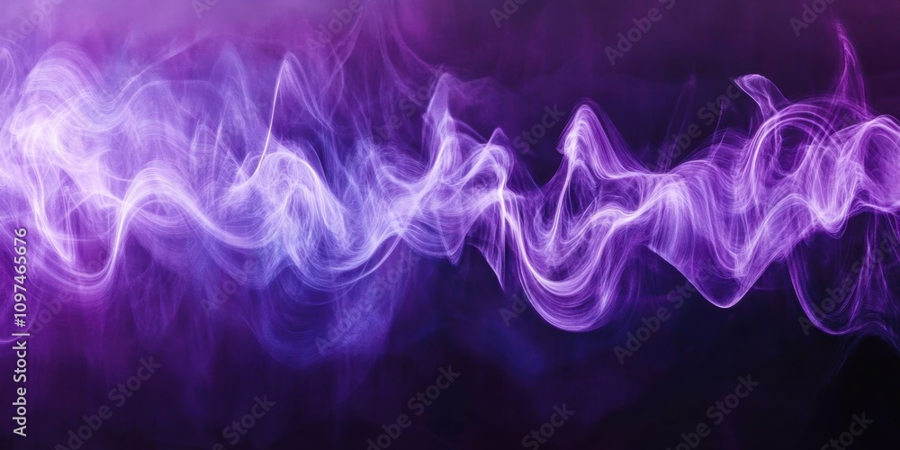 Fototapeta premium rhythm Faint lilac A visualization of sound w