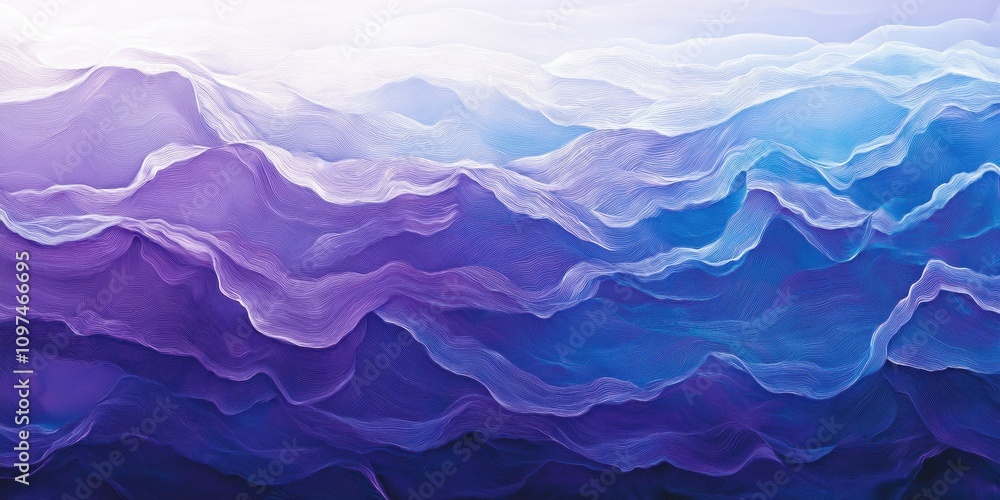 waves Lavender mist A visualization of sound waves Lavender mist A visualization of sound