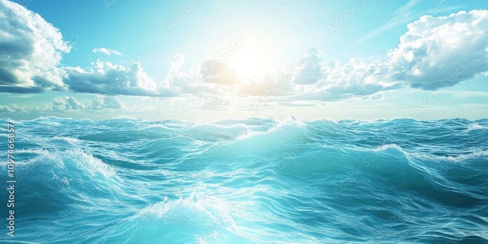 waves Sky blue A visualization of sound waves waves Sky blue A visualization of sound waves