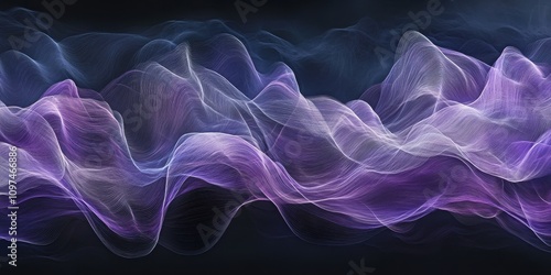 flow Faint lilac A visualization of sound w