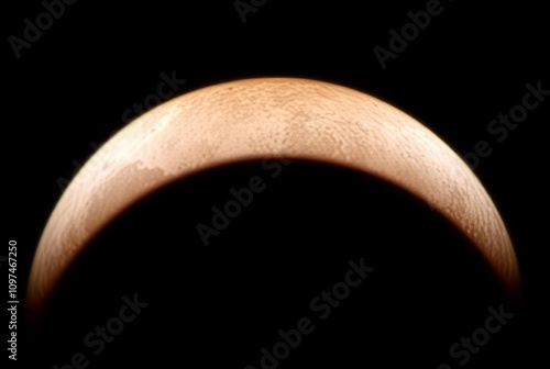 Lunar Eclipse The earth's shadow slowly engulfing the moon turni photo