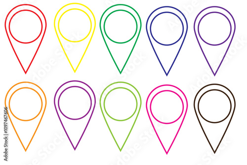 Location icon. Maps pin. Location pin. Pin icon vector. Location map icon