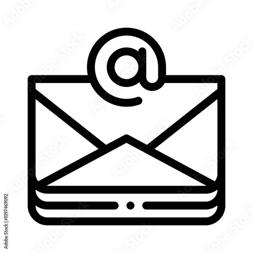 mailing line icon